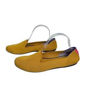 ROTHY'S Shoes Flats 10 Lemon Drop Slip On Breathable Lightweight Eco‎ Friendly